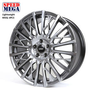 Speed Mega Mesh Design Lightweight Alloy <b>Wheels</b> 10 20 <b>Spoke</b> Polished Silver Car Rims Luxury SUV Performance Style - Product Image 6
