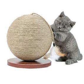Tali <span class=keywords><strong>Sisal</strong></span> 1/4 inci 6mm fleksibel ramah lingkungan Biodegradable DIY kucing gores memperbaiki tiang penggaruk menara pengganti serat - Product Image 5