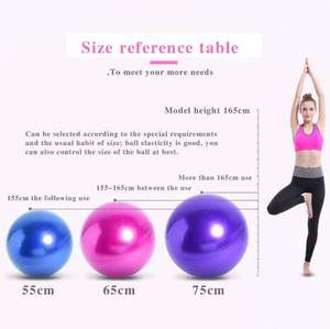 Fabricant de balles d'exercice de haute qualité Pvc souple Home <span class=keywords><strong>Gym</strong></span> Yoga <span class=keywords><strong>Ball</strong></span> 65cm <span class=keywords><strong>swiss</strong></span> <span class=keywords><strong>Ball</strong></span> <span class=keywords><strong>avec</strong></span> pompe - Product Image 5