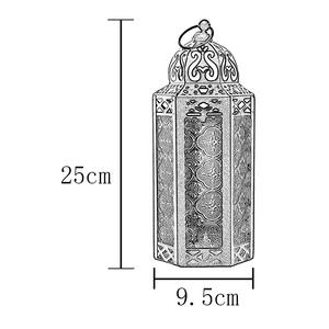 Factory Wholesale Ramadan Decorations Metal Moroccan <strong>Candle</strong> <strong>Lantern</strong> Decorative <strong>Candle</strong> Holder Lamp for Home and Weddings Decor - Product Image 2