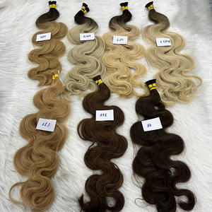 Offre Spéciale extensions de cheveux humains en vrac de qualité supérieure du Vietnam couleurs ondulées droites naturelles meilleur produit capillaire de qualité - Product Image 5