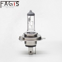 Bombilla halógena automotriz H4, lámpara halógena HB2 de 12V, 100/90W, P43T, luz blanca cálida, 9003 más concentrada