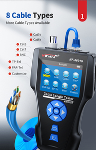 NOYAFA NF-8601S Probador de Cables de Red RJ45 RJ11 BNC POE, Localizador de Líneas, Trazador de Cables TDR, Medidor de Longitud - Product Image 2