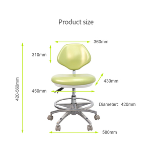 Taburetes de dentista para médicos orales, silla de asistente de médico y enfermera para clínica dental - Product Image 2