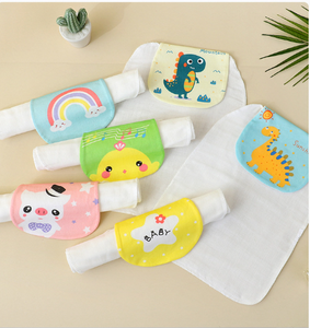 Serviettes absorbantes en coton personnalisées pour bébé, serviettes en gaze anti-transpiration pour bébé, serviettes de dos en coton à séchage rapide pour la <span class=keywords><strong>maternelle</strong></span>. - Product Image 2