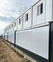 Conteneur d'expédition de luxe de haute qualité de 20 pieds Maison préfabriquée à 2 étages Conteneur à deux étages Conteneur détachable minuscule de 3 chambres à coucher