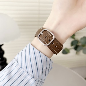 Correa de Reloj de Cuero Genuino de Alta Calidad para <span class=keywords><strong>iWatch</strong></span> Serie 10, Brazalete Deportivo de 22 mm de Ancho para Reloj Inteligente - Product Image 3