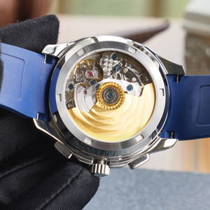 Reloj de Lujo para Hombre, Automático, Mecánico, 42 mm, Cristal de Zafiro, Cronógrafo, Estilo Deportivo, Correa de Goma - Product Image 2