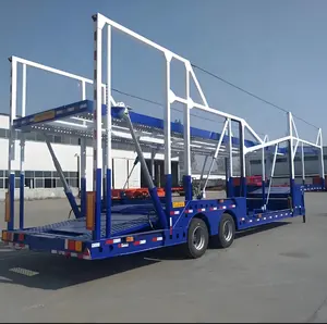 Cheap Price 2 Axle Double Deck Auto Transport Trailers Car Vehicle Carrying Semi Trailer