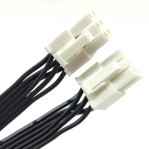 Divisor PCIe de manga amarilla hembra Dual 8P(6 + 2) PIN macho GPU VGA Cable de alimentación adaptador Express para uso de electrodomésticos electrónicos - Product Image 4