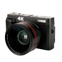 Appareil photo numérique reflex numérique professionnel Sonida avec écran rotatif réversible à 180 degrés, résolution vidéo 4K, stabilisation électronique de l'image