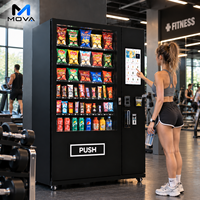 Distributeur automatique intelligent à écran tactile pour snacks et boissons emballés, avec gestion des stocks basée sur le cloud et fonctionnement à distance