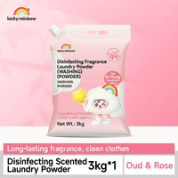 Poudre à lessiver sans phosphate, non toxique, détachant, formule aux extraits végétaux, zéro résidu, parfum floral pour vêtements, lavage à la main