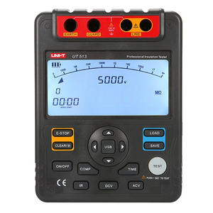Megóhmetro Profesional <span class=keywords><strong>de</strong></span> Alta Tensión 5000V UNI-T UT513 UT512 UT511 para Pruebas <span class=keywords><strong>de</strong></span> Transformadores y Motores - Product Image 1