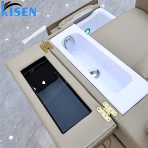 KISEN Luxury Pedicure Chair with Massage Chair Foot Spa Pedicure Chair Reclining Durable Pipeless for Beauty Salon Nail Salon - Product Image 2