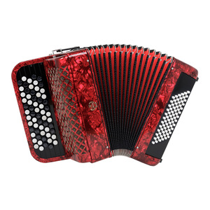 Meibei Bajan <span class=keywords><strong>Accordéon</strong></span> pour adultes 62 touches 72 basses Instrument de clavier en bois de performance diatonique et chromatique pour débutants - Product Image 4