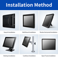 Ordinateur industriel embarqué extérieur 23,8 pouces 1920*1080 Android Tout-en-un PC industriel Android 9.0 Android 10.0