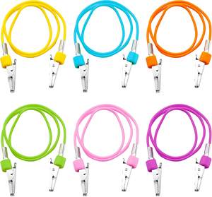 滑り止めシリコンフレキシブルデンタルビブスカーフステンレス鋼クリップナプキンチェーンフェイスカバーストラップホルダーストラップ - Product Image 2