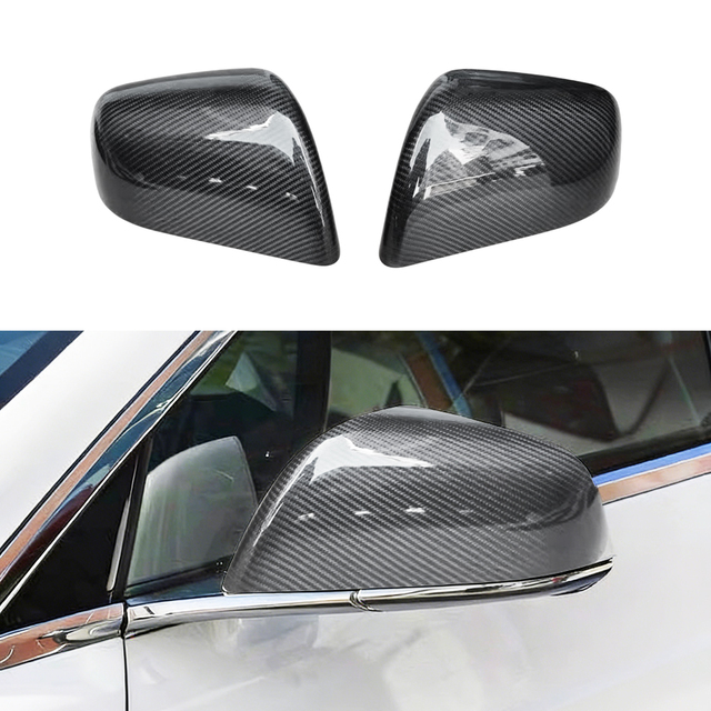 Quality Wholesale Carbon Fiber Side Rearview Mirror Cover for 2021-25 Tesla Model S