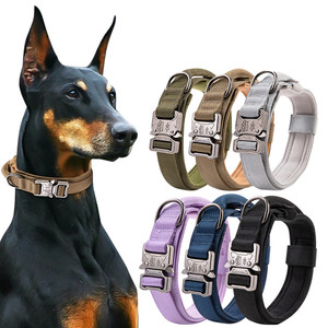 <strong>Tactical</strong> <strong>Dog</strong> <strong>Collar</strong> with Handle Adjustable <strong>Dog</strong> <strong>Collar</strong> with Heavy Duty Metal Buckle Control Handleand for <strong>Dog</strong> Training - Product Image 3