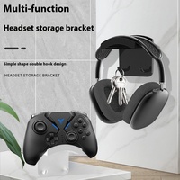 Support mural Yanjin Z17 ABS écologique pour casque, support de fixation sans perçage pour écouteurs, poignée de suspension, support de jeu de table premium