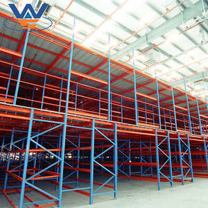 Plataforma de acero de estante de piso de entresuelo de alta calidad con escaleras para almacenamiento de almacén - Product Image 6