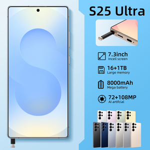 2025 S25 siêu 5g điện thoại thông minh <span class=keywords><strong>Android</strong></span> 15 chơi game 16TB + 1TB lưu trữ 108mp phía sau 4k LTE Deca lõi pháp Tây Ban Nha được xây dựng trong bút toàn cầu - Product Image 4