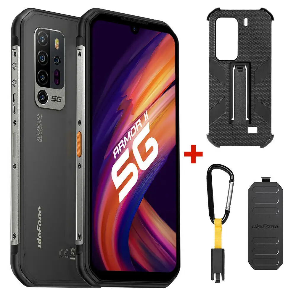 Rugged Phone 5g Ulefone Armor 11 8GB 256GB 6.1inch 5200mAh Wireless Charge 20MP Night Vision NFC Android Smart Phone