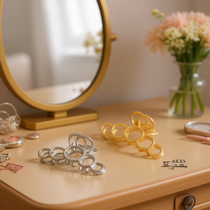 Fermagli per capelli con chiusura a pinza circolare da 7,5 cm per donna, accessorio per lo styling dei capelli - Product Image 3