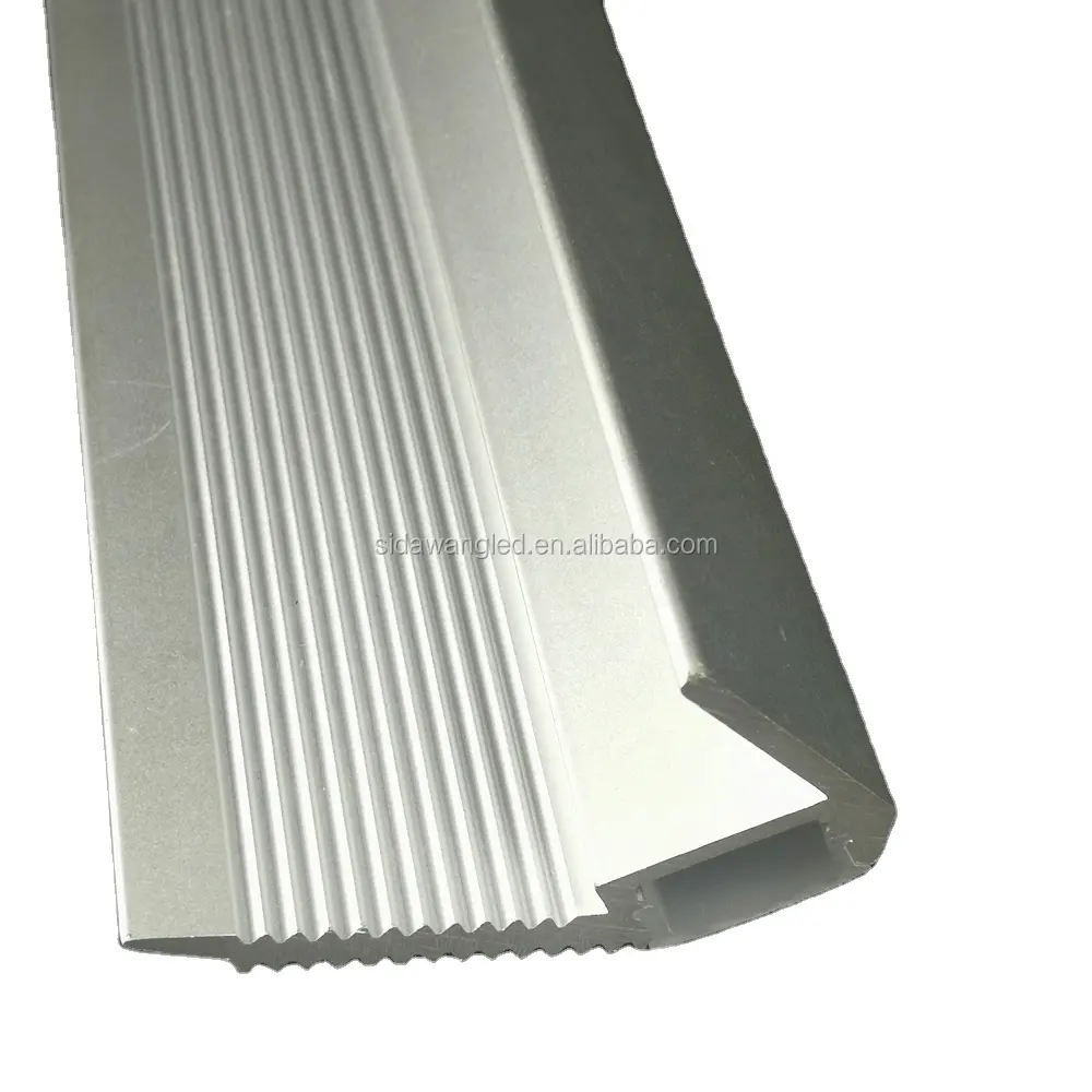 Customized Aluminum Skirting Board with LED Strip Profile Slot Flooring Accessories Baseboard