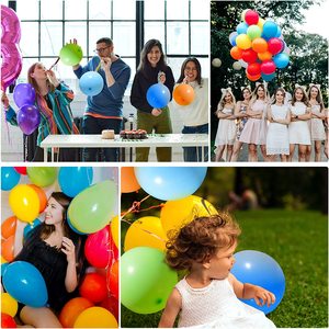 Palloncini per feste all'ingrosso da 100 pezzi in fabbrica palloncini colorati assortiti da 12 pollici per le vacanze dell'anniversario di matrimonio della festa di compleanno - Product Image 5