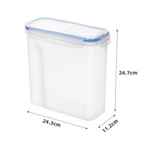 Boîte de rangement transfrontalière pour céréales de cuisine Réservoir de stockage de qualité alimentaire en plastique Grand réservoir scellé domestique - Product Image 4