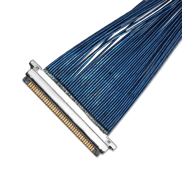 Custom Edp 30 Pin 40 Pin Lvds Cable for 2.8 Inch LCD Panel Display Red for Connector Copper Core ISO9001 for Computer