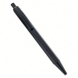 Wholesale 1.0Mm Hexagonal Retractable Ballpoint Customizable Logo Office Stationery & Promotional Gift Metal <b>Pens</b> - Product Image 1