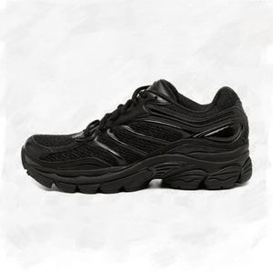 รองเท้าดีไซเนอร์ Saucony สำหรับผู้ชายและผู้หญิง รุ่น Triple Black หนังแท้ รองเท้าผ้าใบผู้ชาย รองเท้ากีฬากลางแจ้ง - Product Image 6