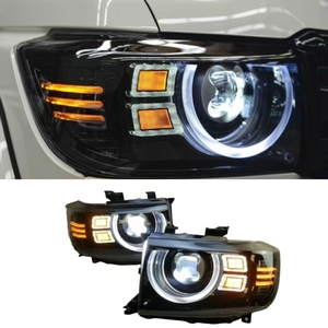 Nuevo Faro Delantero LED Estilo GR para <span class=keywords><strong>Toyota</strong></span> Land Cruiser LC70 LC71 LC76 LC78 LC79 FJ70 FJ71 FJ76 <span class=keywords><strong>J79</strong></span> 2007-2022 - Product Image 1