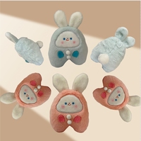 Porte-clés de machine à griffes de lapin de 4 pouces en coton à faible quantité minimale de commande Prix multi-style