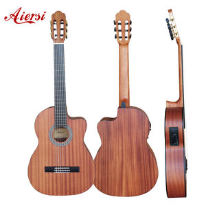Chitarra Classica Elettrificata Aiersi Fatta a Mano con Spalla Mancante e Pickup a 4 Bande in Stile Spagnolo di Alta Qualità a Prezzo Conveniente - Product Image 1