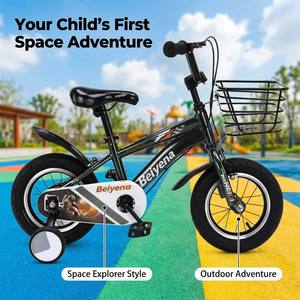 Vélo pour enfants, garçons et filles, nouveau design, mini-vélo en acier à quatre roues, roues de 12 à 16 pouces, pour les enfants de 2 à 8 ans - Product Image 5