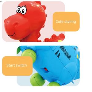 Tay vỗ tay điều khiển âm thanh phim hoạt hình khủng long chơi thiết lập cảm ứng điện tử ánh sáng âm nhạc đi Bộ khủng long nhựa đồ chơi - Product Image 4