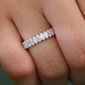 Anillos de oro macizo de 10k, 14k y 18k con diamantes DEF VVS cultivados en laboratorio, joyería fina de alta gama, diseño de anillo personalizado para mujeres y hombres, uso diario. - Product Image 3