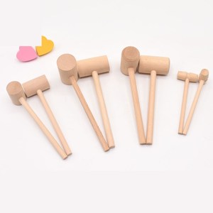 Petit mini maillet en bois marteau animaux <span class=keywords><strong>jouets</strong></span> et accessoires en bois artisanat gâteau outils crabe <span class=keywords><strong>smith</strong></span> chassant marteau pour chocolat - Product Image 1
