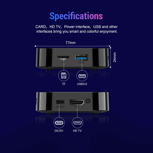 Nouvelle boîte TV Android14 ATV Mortal T1+ avec télécommande vocale RK3518 4K WIFI6 2G 8G 16G Lecteur multimédia Boîte décodeur pas cher google Haute vitesse - Product Image 5