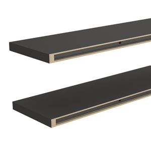 Floating Shelf Lyle Matt Gray Living Room <b>Wall</b> Display Shelf - Product Image 2