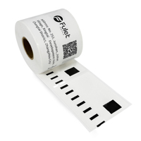 5 etiquetas multifuncionales grandes Dymo 99015 rollo de etiquetas 70mm X 54mm X 320 etiquetas compatibles con impresoras Dymo