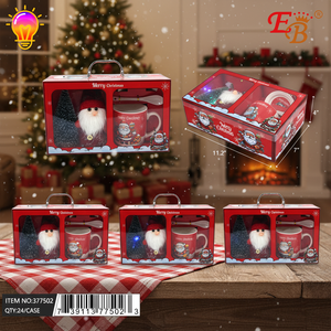 24pcs/CS 11 "X7" Tasse de Noël Coffret cadeau de vacances pour souhaiter et partager la joie - Product Image 3