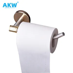 Toilet Wall Standing Roll Holder Kitchen Under Cabinet Tissue Paper Towel Holder