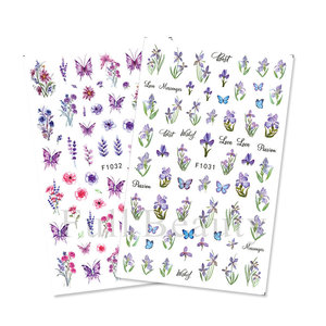 TSZS 2026 Nuevas pegatinas 3D de <span class=keywords><strong>mariposas</strong></span> <span class=keywords><strong>y</strong></span> <span class=keywords><strong>flores</strong></span> de colores para decoración de uñas, accesorios autoadhesivos - Product Image 6