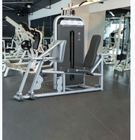 Machine de presse à jambes assise commerciale à charge par poulie, équipement de gym pour l'entraînement de la force des membres inférieurs, machine de fitness très vendue