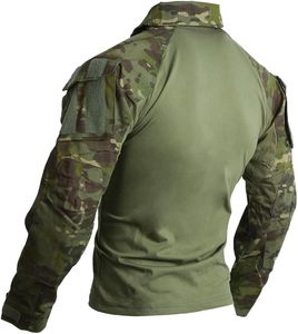 Maglia Tattica <span class=keywords><strong>VANDA</strong></span> Airsoft Gen 3 a Maniche Lunghe ad Asciugatura Rapida per Uomo, in Poliestere/Cotone, per Escursionismo e Caccia, Uniforme Mimetica - Product Image 5